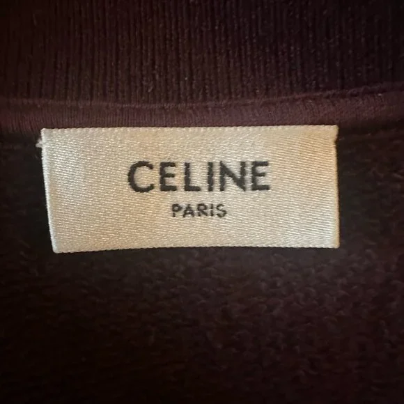 CELINE Burgundy Teddy Jacket